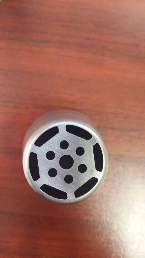 large Russian cake decorating metal nozzle, W