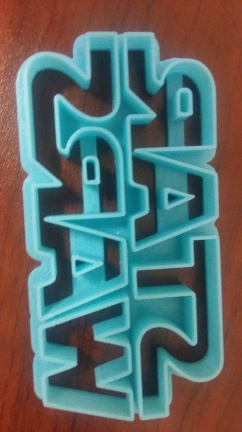 Star Wars logo 10x2.3cm