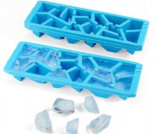 Silicone mould rock ice cubes