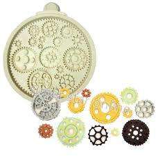 Silicone mould Steampunk geares, size of mould 9.5cm