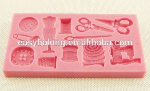 Silicone mould Sewing , size of mould 10.5x6cm