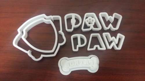 Paw patrol dog cookie cutter