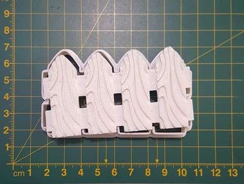 Picket fence cookie cutter