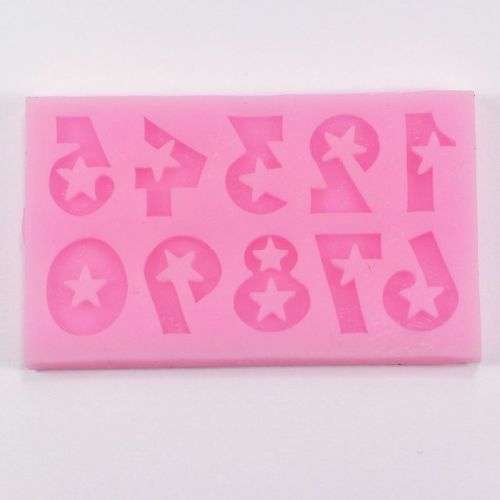 Number Silicone mould size of mould 7x4cm