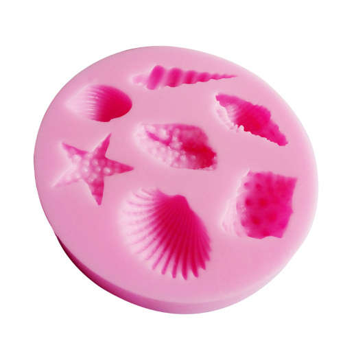Silicone fondant  mould Shells,  size of mould 7.5cm