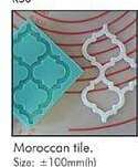 Silicone mould moroccan tile