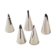5 piece royal icing nozzle set