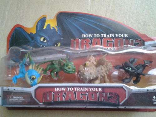How to train your dragon  figurine set - can work as caketopper
