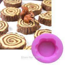 Silicone mould wood log 4.5cm