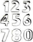 Numbers  Fondant / cookie  Cutter ) metal 7.5cm