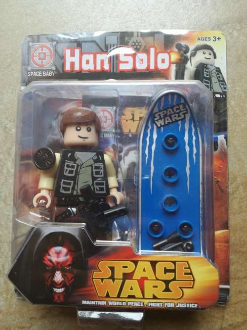 8.5cm Replica lego Star wars Han Solo figurine set, perfect to use as caketopper