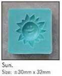 Silicone mould Sun
