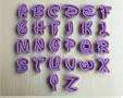Disney font ALPHABET ONLY Fondant  Cutter plastic