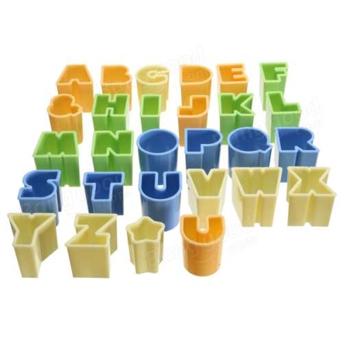Alphabet  Fondant  Cutter plastic, 2.5cm