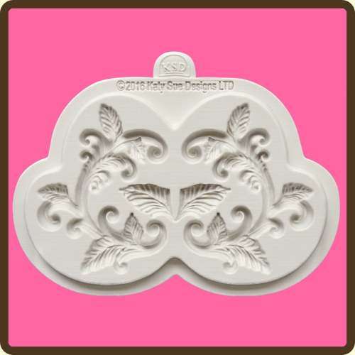 Leaves silicone mould, for fondant, size of mould 9.5x6cm