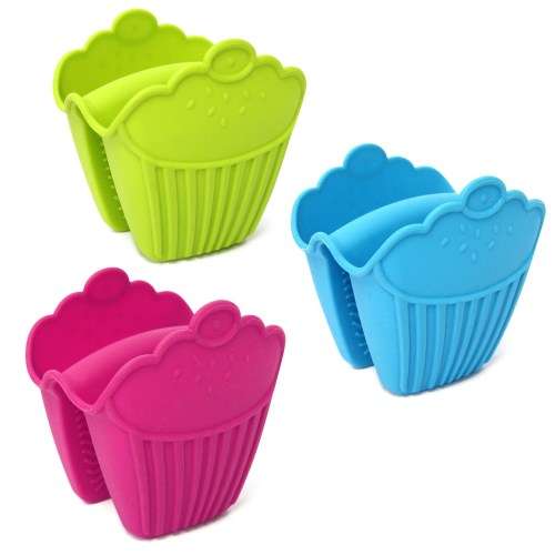 Silicone Oven Mitts, PURPLE