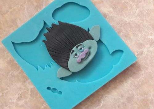 Silicone mould Branch troll assemble it, 7x5cm