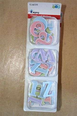 Scrapbook Embillishments Chipboard Letters