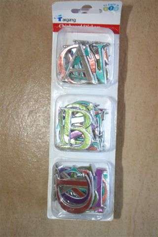 Scrapbook Embillishments Chipboard Letters