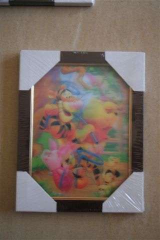 3D Winnie Pooh picture 17.5cm x 22.5