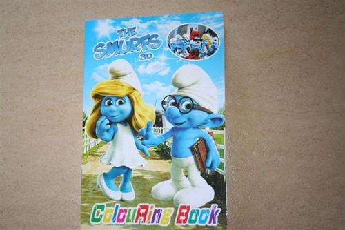 Smurf Coloring book with stickers
