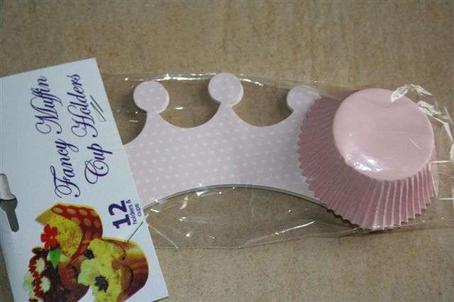 Fancy Muffin/cupcake Holder (12holders & 12 cups)