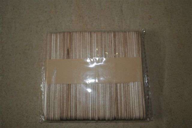 Ice cream sticks, Perfect for school projects, 50 pieces (1cm x 9.5cm)