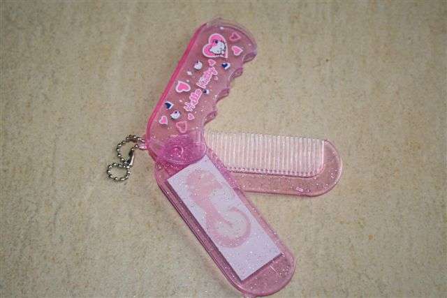 Hello kitty comb/mirror