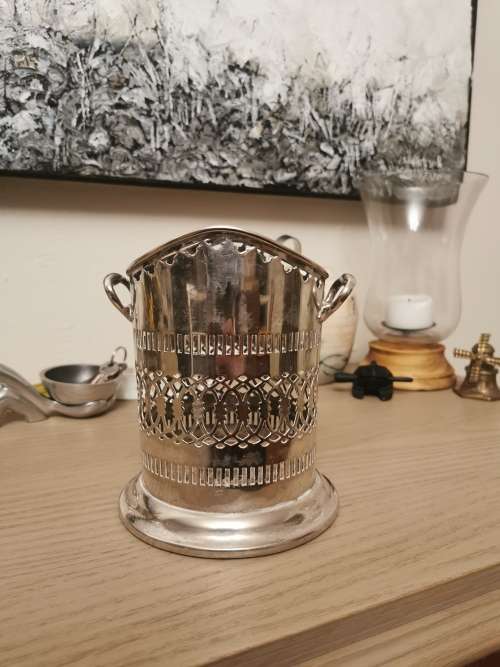 Edwardian Silver champagne/wine holder/coaster