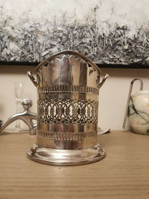 Edwardian Silver champagne/wine holder/coaster
