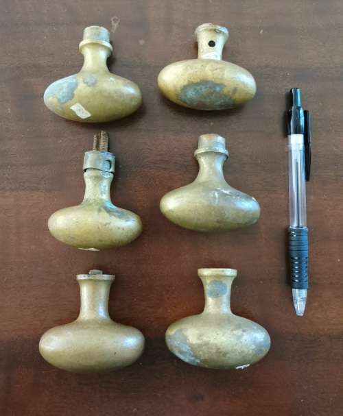 Antique Brass door knobs