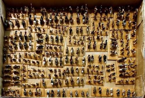 Vintage lead `Cowboys and Indians` toys