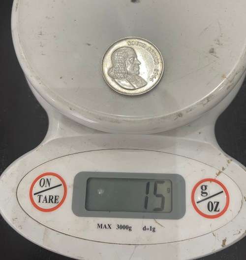 1966 South Africa (RSA) R1.00 coin - `English` Circulated, 15 Grams (RSA4)