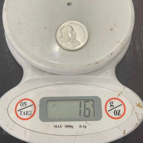 1966 South Africa (RSA) R1.00 coin (1 Rand)  - `English` Circulated, 16 Grams (RSA7)