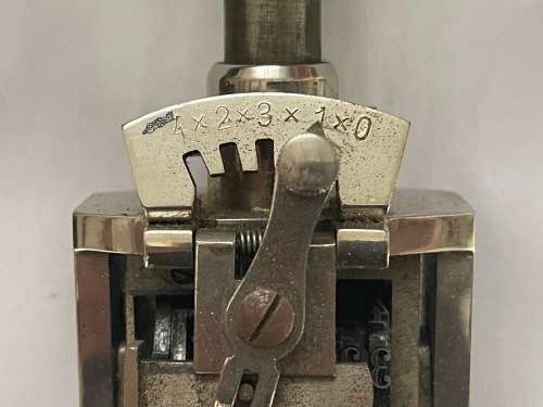 `Spicers Forward` Vintage Number stamp in original Box (Box Damaged)