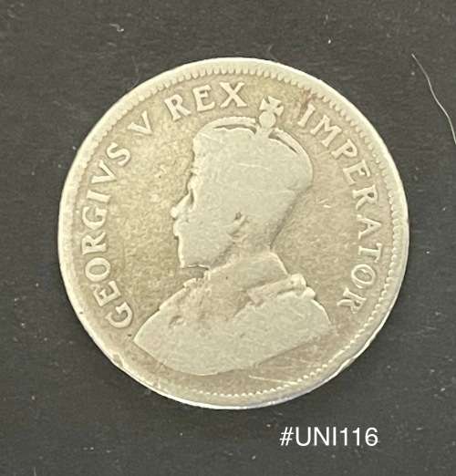 1932 Union of  South Africa - 1 Shilling Silver coin - Circulated, 5 Grams (UNI116)