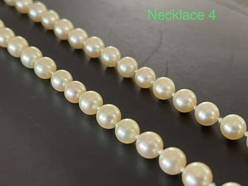 VINTAGE CULTURED 59 PEARL NECKLACE 480MM LONG WITH SILVER CLASP (106.10ct) + VALUATION @R14 900.00
