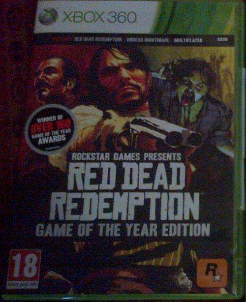 Red Dead Redemption Game of the Year Edition Incl Undead Nightmare Double Disk Xbox 360