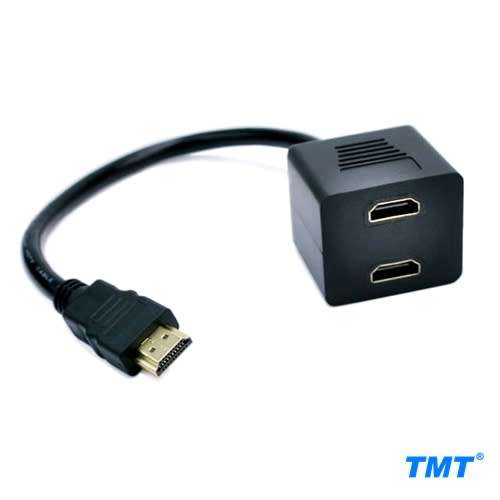 HDMI Male To Dual HDMI Female Cable Adapter