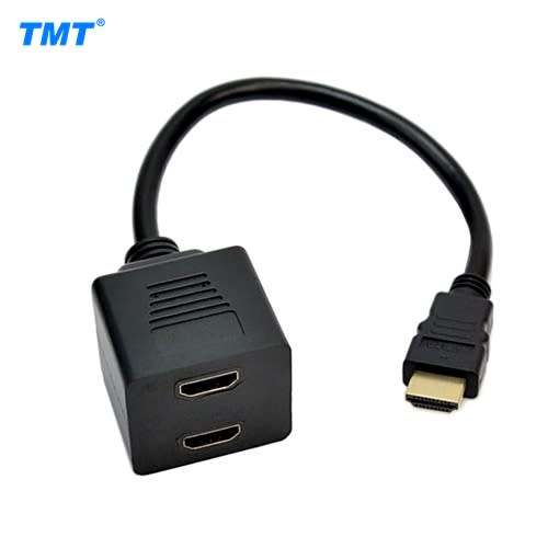 HDMI Male To Dual HDMI Female Cable Adapter