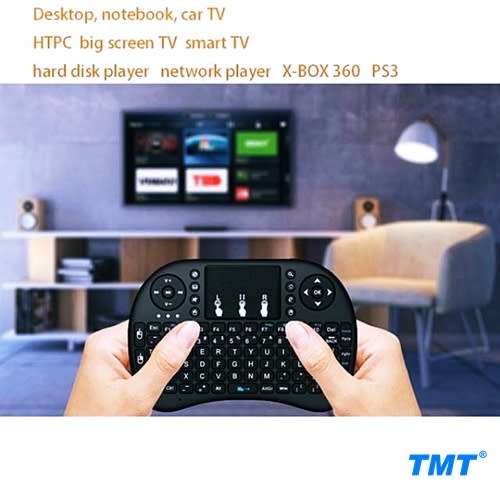 2.4Ghz Mini Wireless Keyboard with Mouse & Touchpad | For Smart TV, Laptop, Android TV Box, PS3