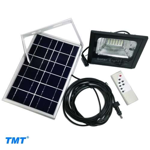 10W Ultra Bright Solar Powered Floodlight with Remote Control