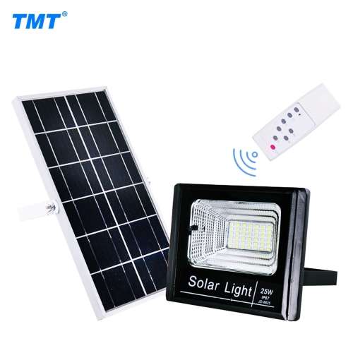 25W Ultra Bright Solar Powered Floodlight with Remote Control