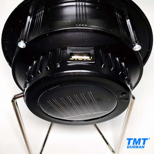 Solar Charging 2in1 Camping Light & Mini RGB Party Light | Black or Silver