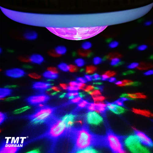 Solar Charging 2in1 Camping Light & Mini RGB Party Light | Black or Silver