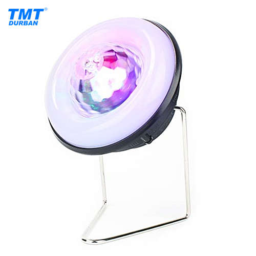 Solar Charging 2in1 Camping Light & Mini RGB Party Light | Black or Silver