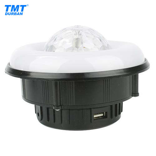 Solar Charging 2in1 Camping Light & Mini RGB Party Light | Black or Silver