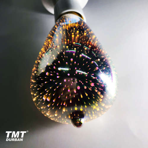3D Fireworks Light Bulb E27 Screw