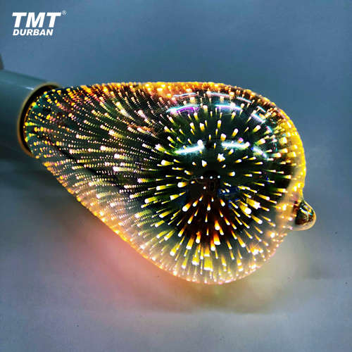3D Fireworks Light Bulb E27 Screw