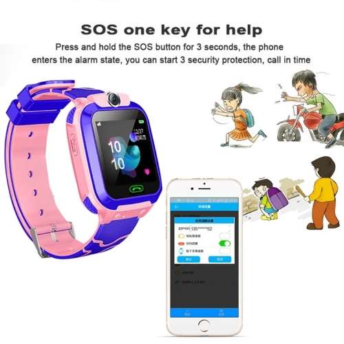 Smart Child Watch SOS Emergency Call LBS Positioning Tracking Kids